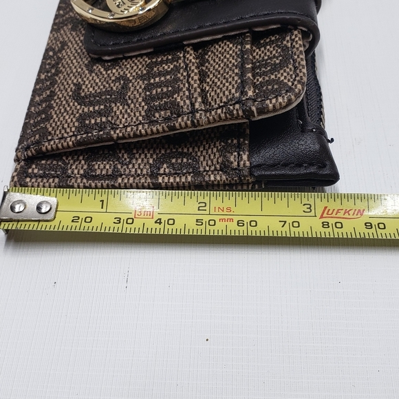 New Juicy Couture Wallet My Heart Will Go On Status Taupe Brown - Picture 11 of 15